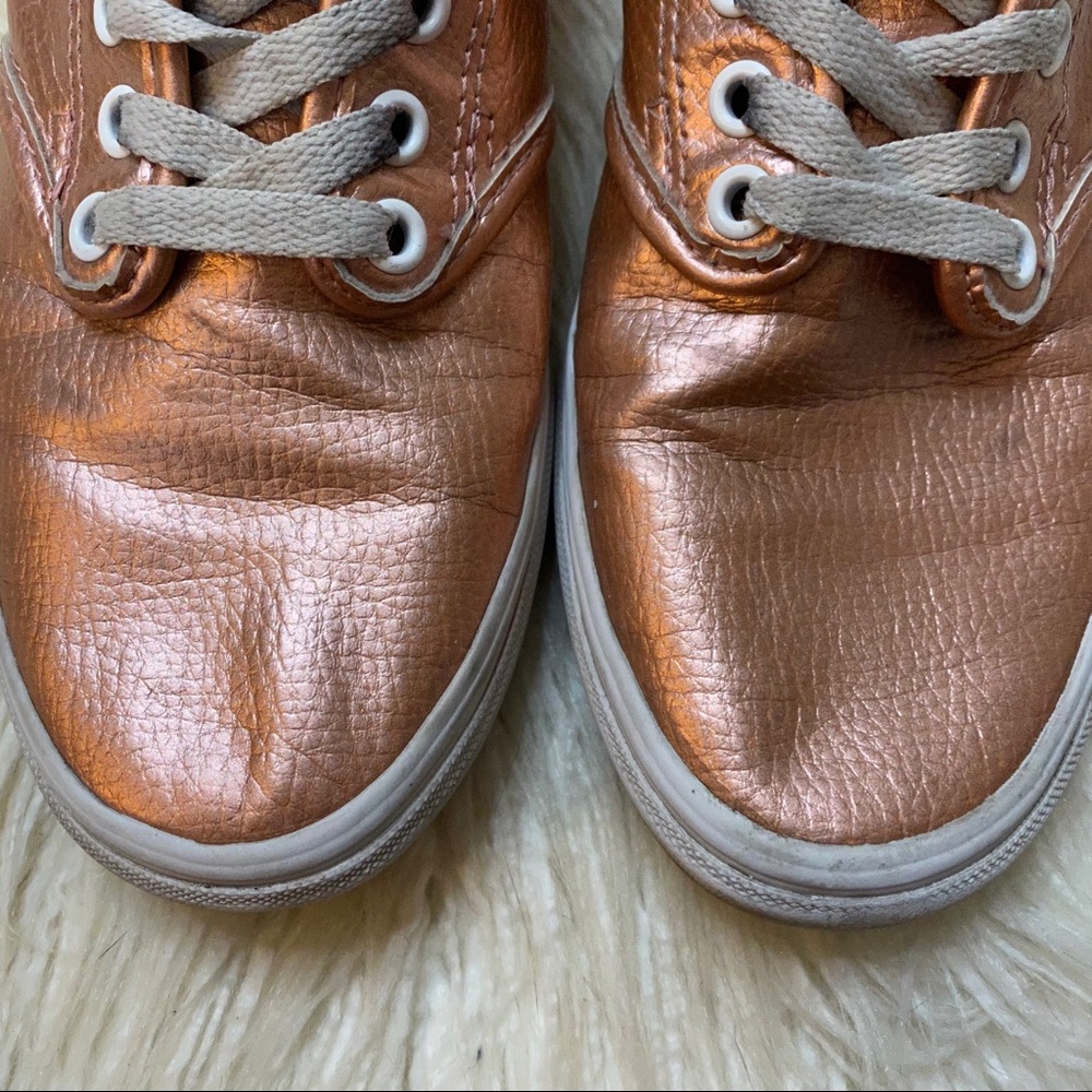 VANS rose gold metallic sneakers - Picture 3 of 14
